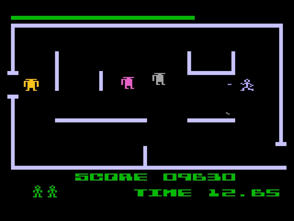 Gameplay of K-Razy Shoot-Out for Atari 5200